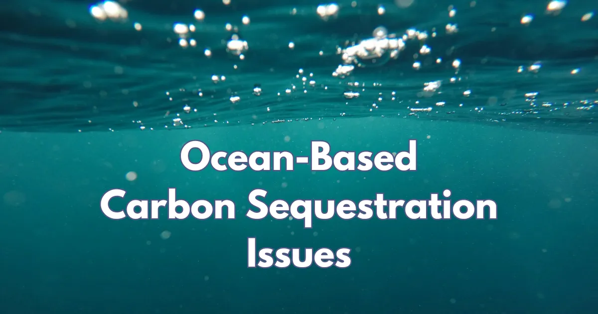 ocean-based carbon sequestration