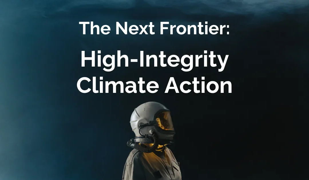 Digital Carbon Credits: The Next Frontier in High-Integrity Climate Action