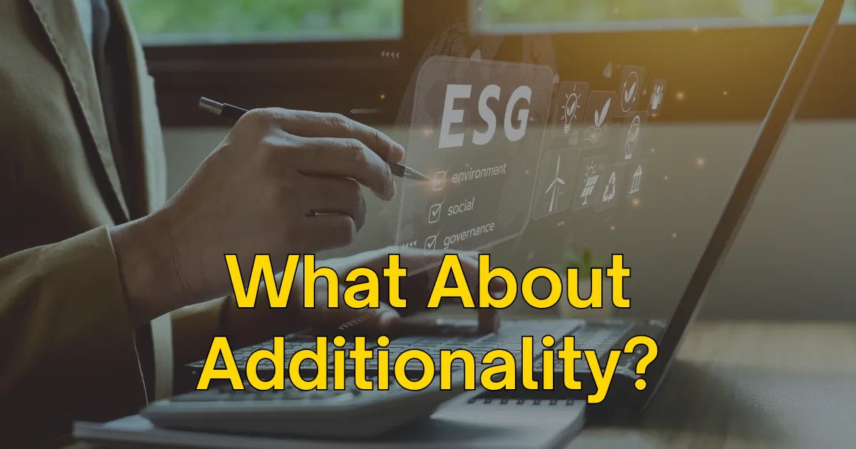 Additionality