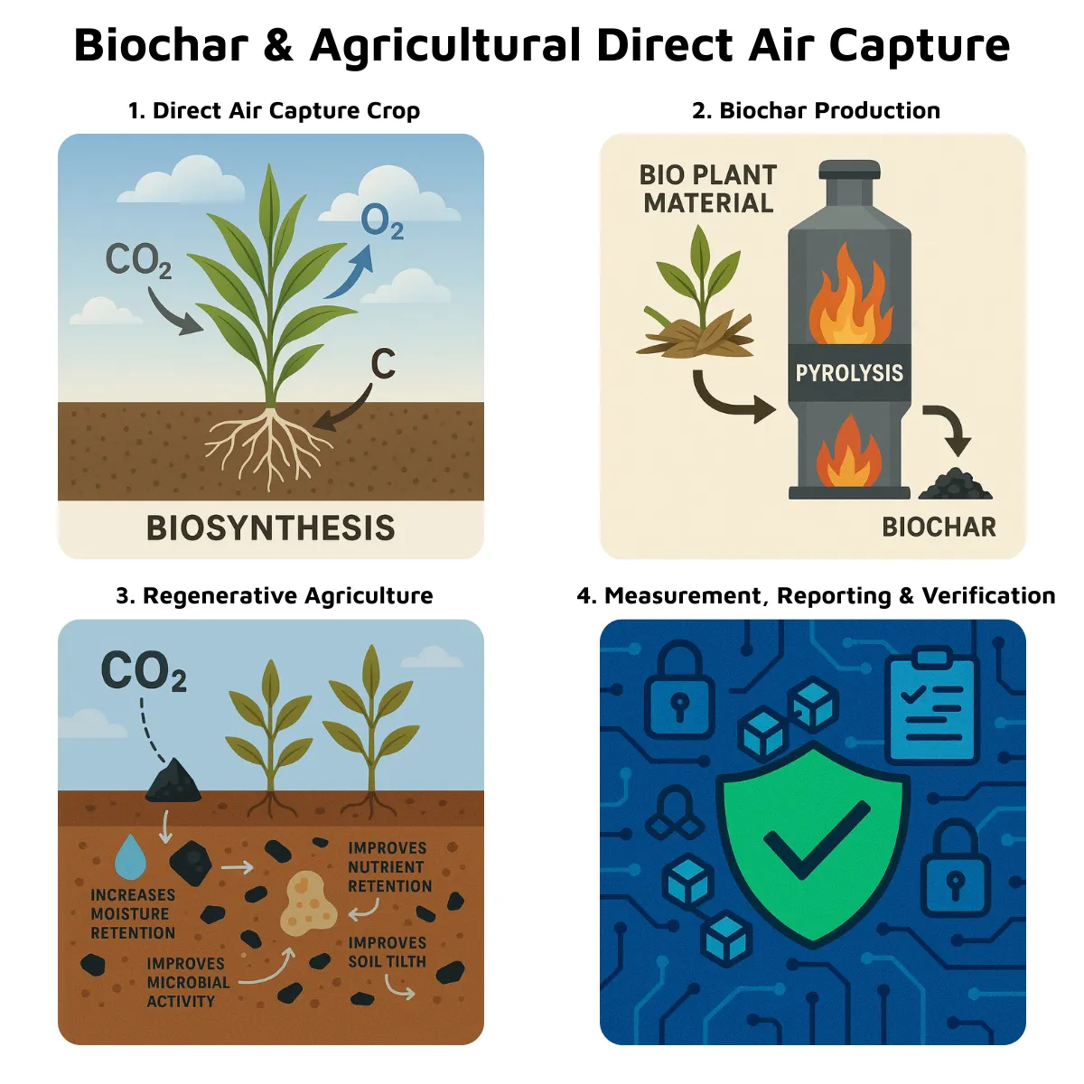 Biochar & Agricultural Direct Air Capture