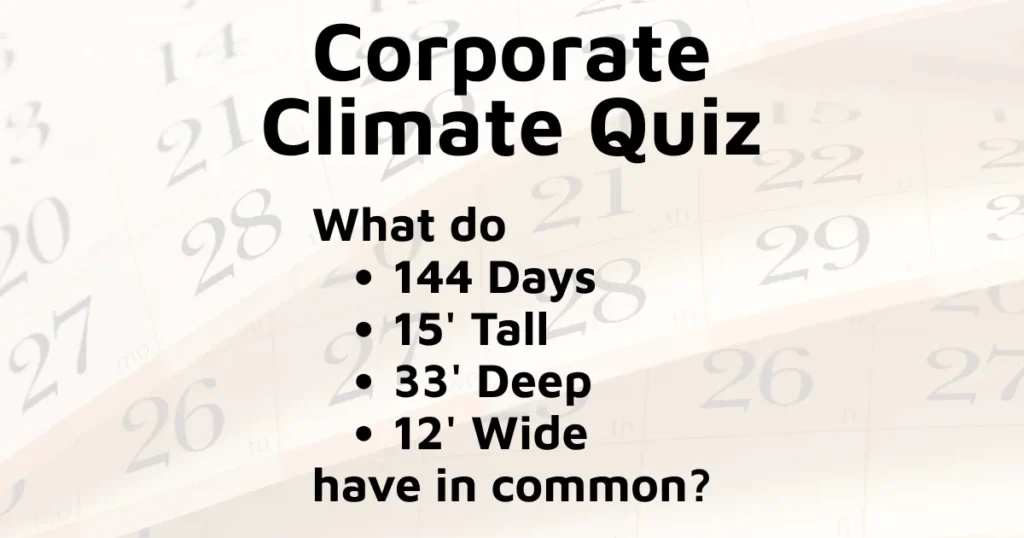 Climate Quiz